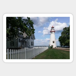 Keepers House At Marblehead Lighthouse Sticker